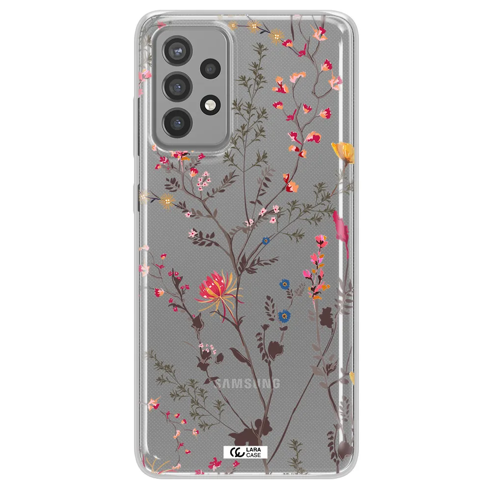 Miniature Flower Samsung A72 Clear TPU Case