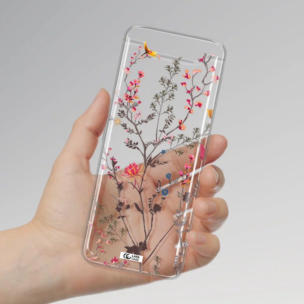 Miniature Flower Samsung A80 Clear TPU Case