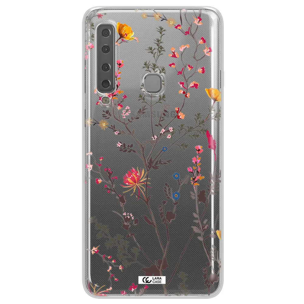 Miniature Flower Samsung A9 2018 Clear TPU Case