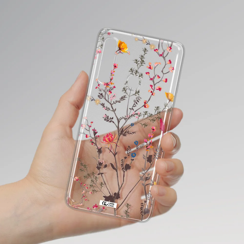 Miniature Flower Samsung A9 2018 Clear TPU Case