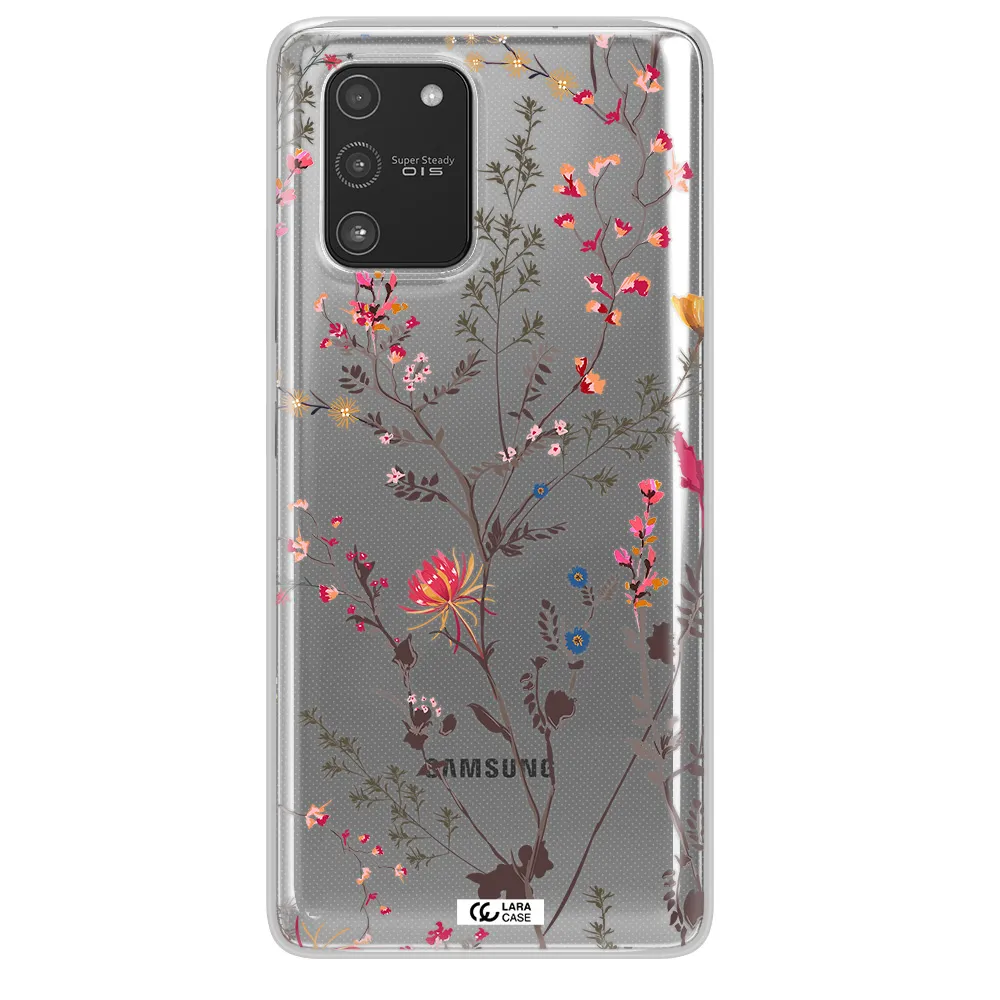 Miniature Flower Samsung A91 Clear TPU Case