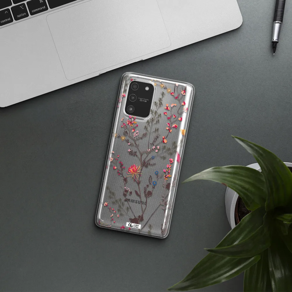 Miniature Flower Samsung A91 Clear TPU Case
