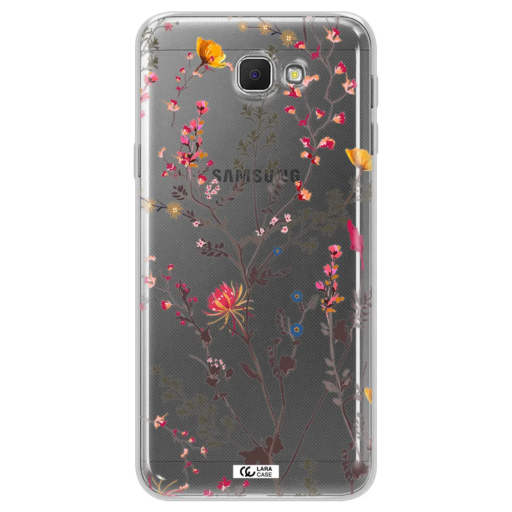 Miniature Flower Samsung J5 Prime Clear TPU Case