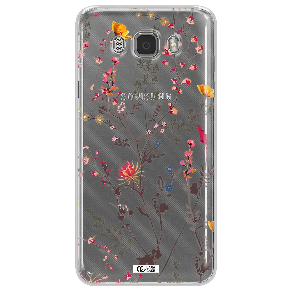Miniature Flower Samsung J7 2016 Clear TPU Case