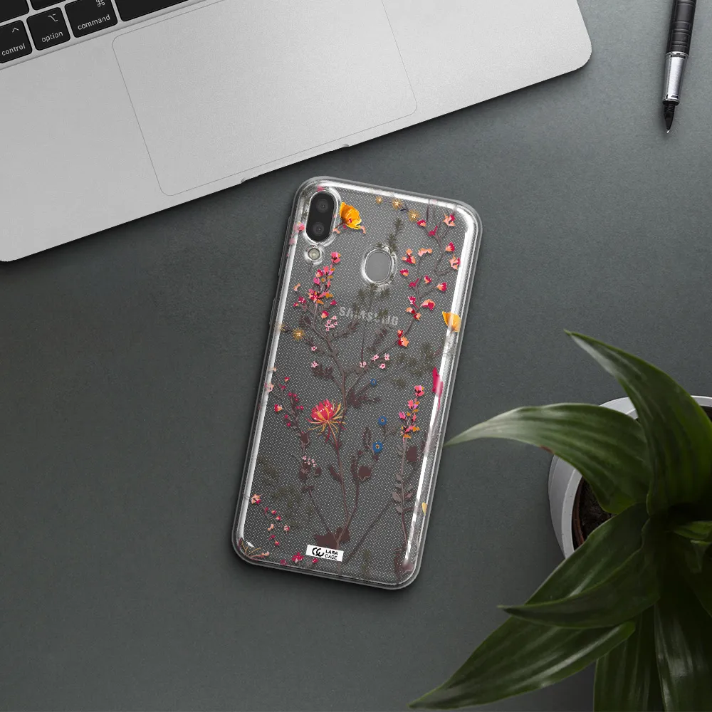 Miniature Flower Samsung M20 Clear TPU Case
