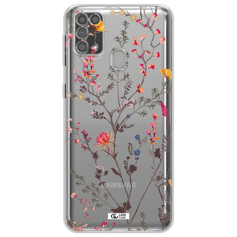 Miniature Flower Samsung M31 Clear TPU Case