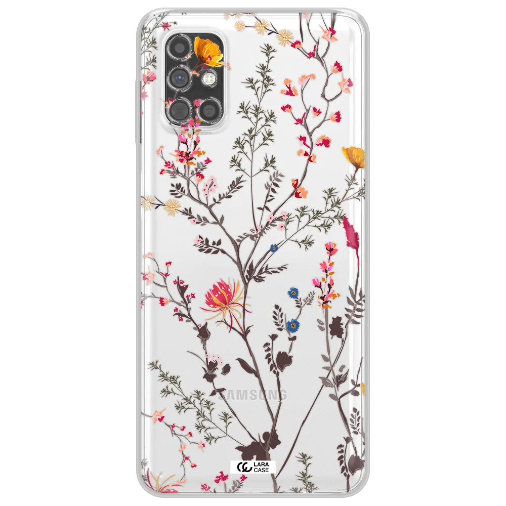 Miniature Flower Samsung M31S Clear TPU Case