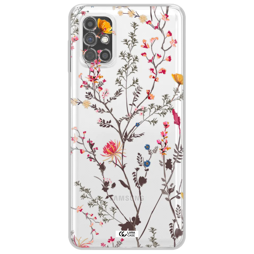 Miniature Flower Samsung M51 Clear TPU Case