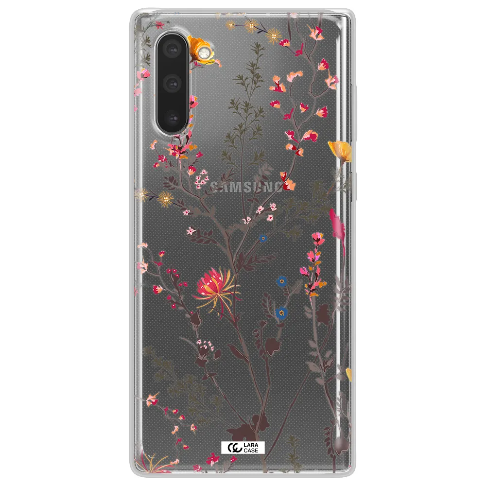 Miniature Flower Samsung Note 10 Clear TPU Case