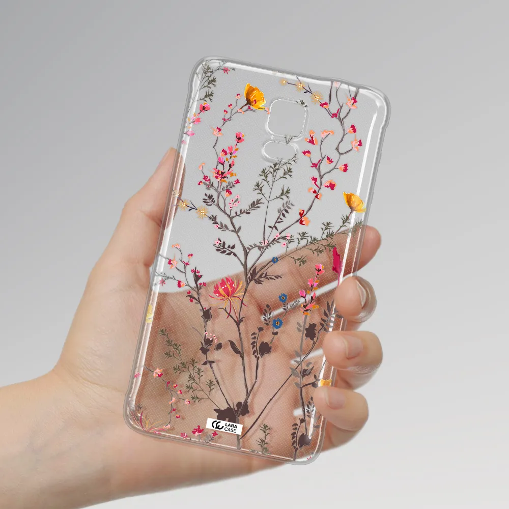 Miniature Flower Samsung Note 4 Clear TPU Case