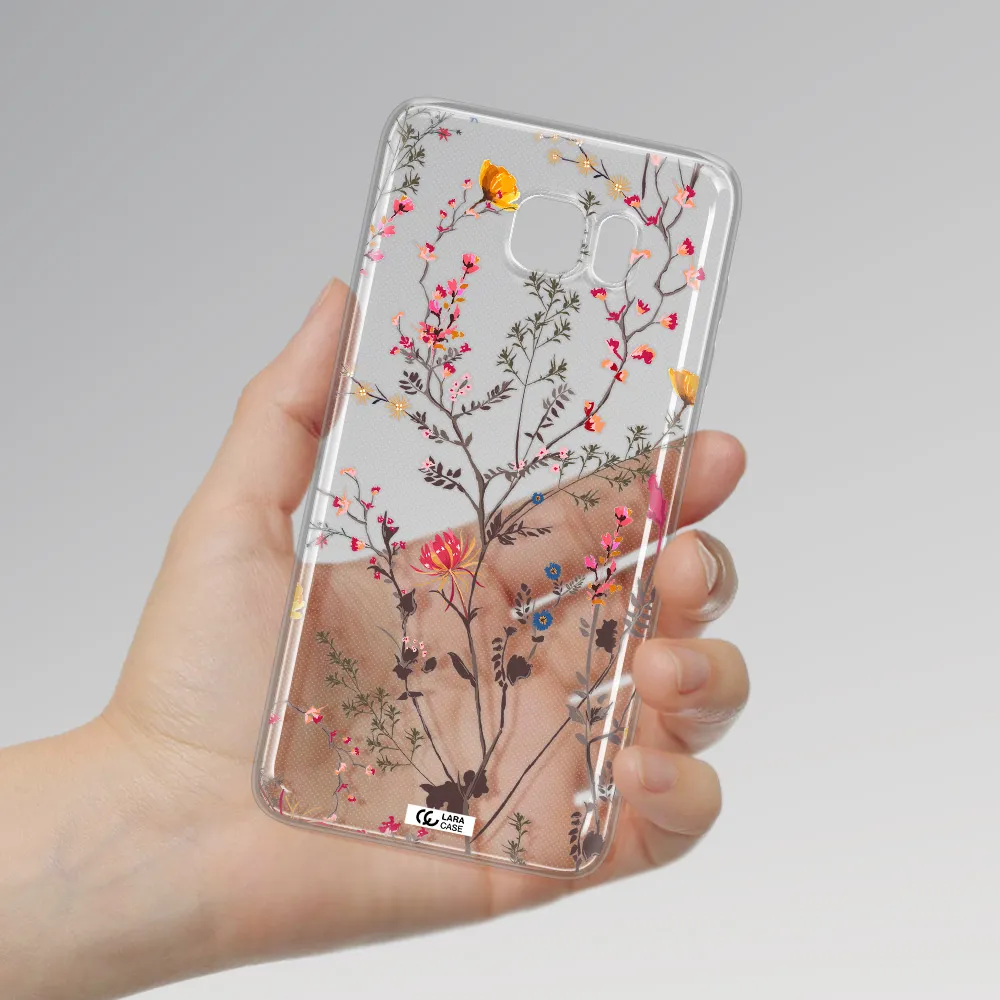 Miniature Flower Samsung Note 5 Clear TPU Case