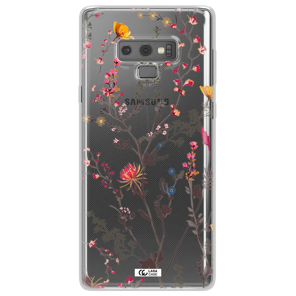 Miniature Flower Samsung Note 9 Clear TPU Case