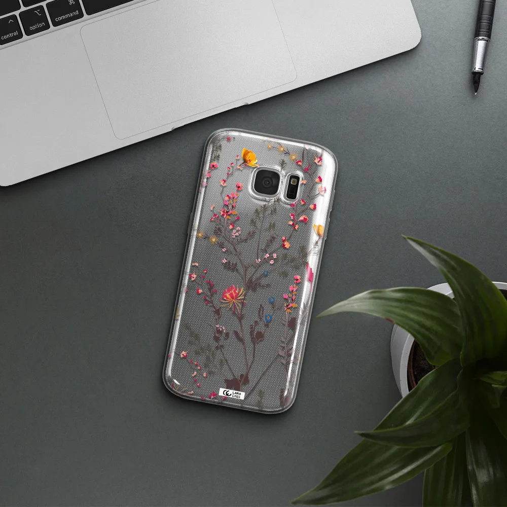 Miniature Flower Samsung S 7 Clear TPU Case