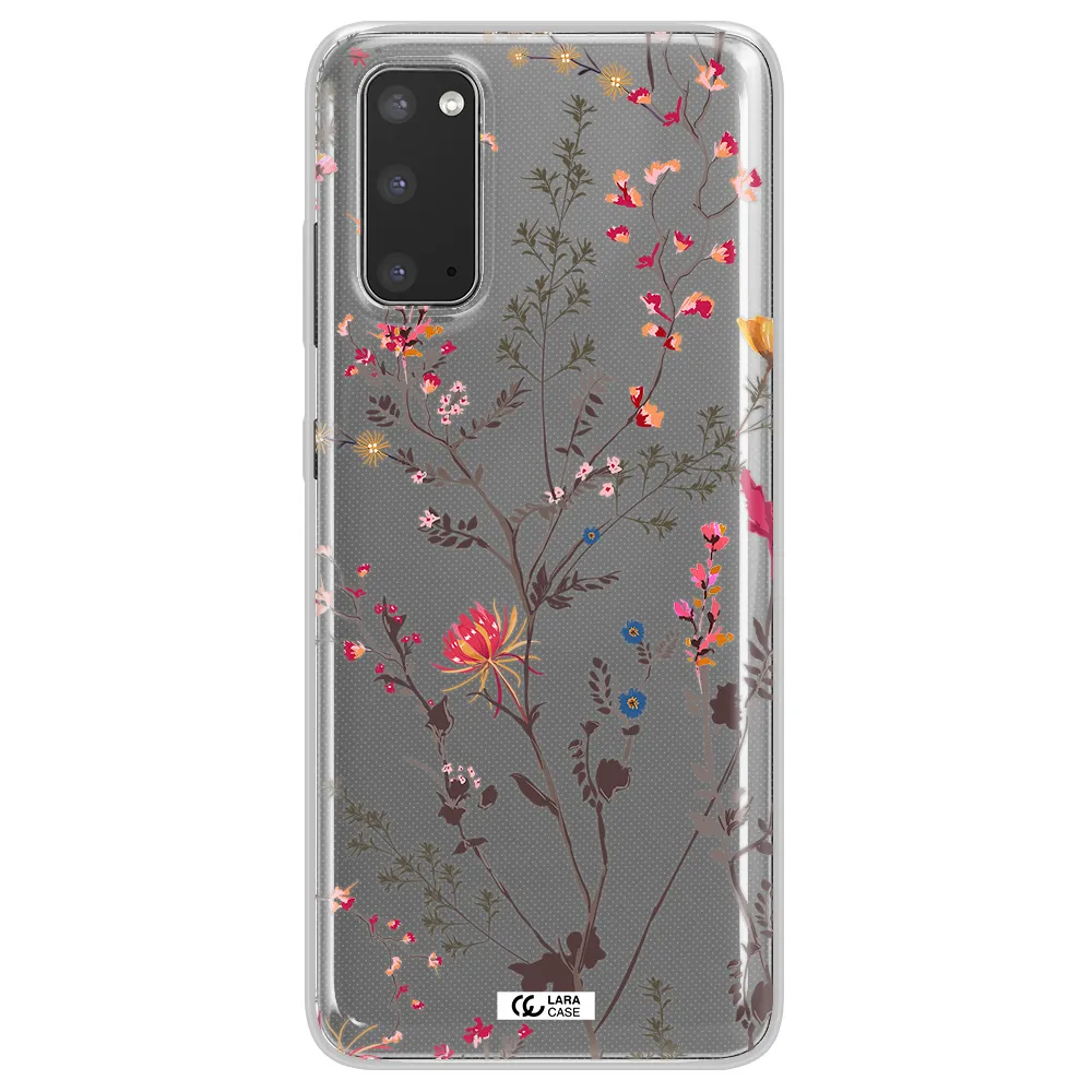 Miniature Flower Samsung S20 Clear TPU Case