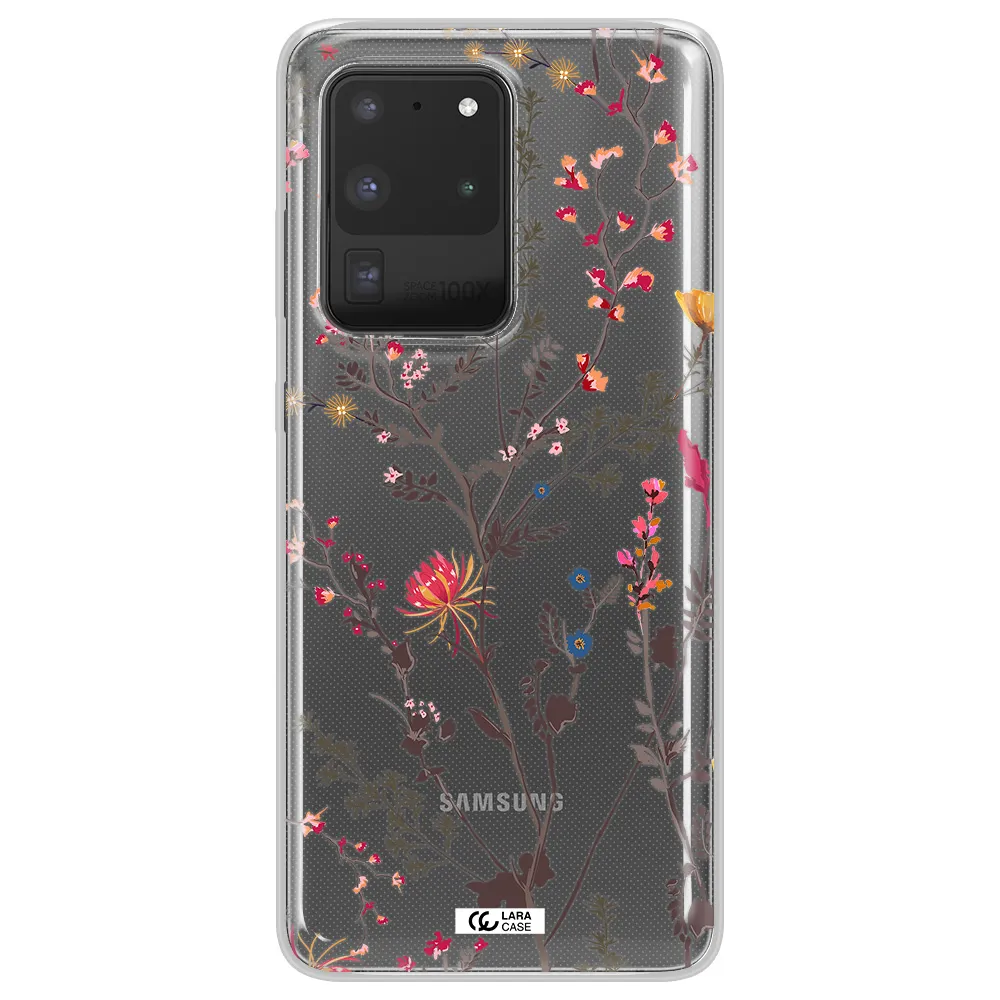 Miniature Flower Samsung S20 Ultra Clear TPU Case