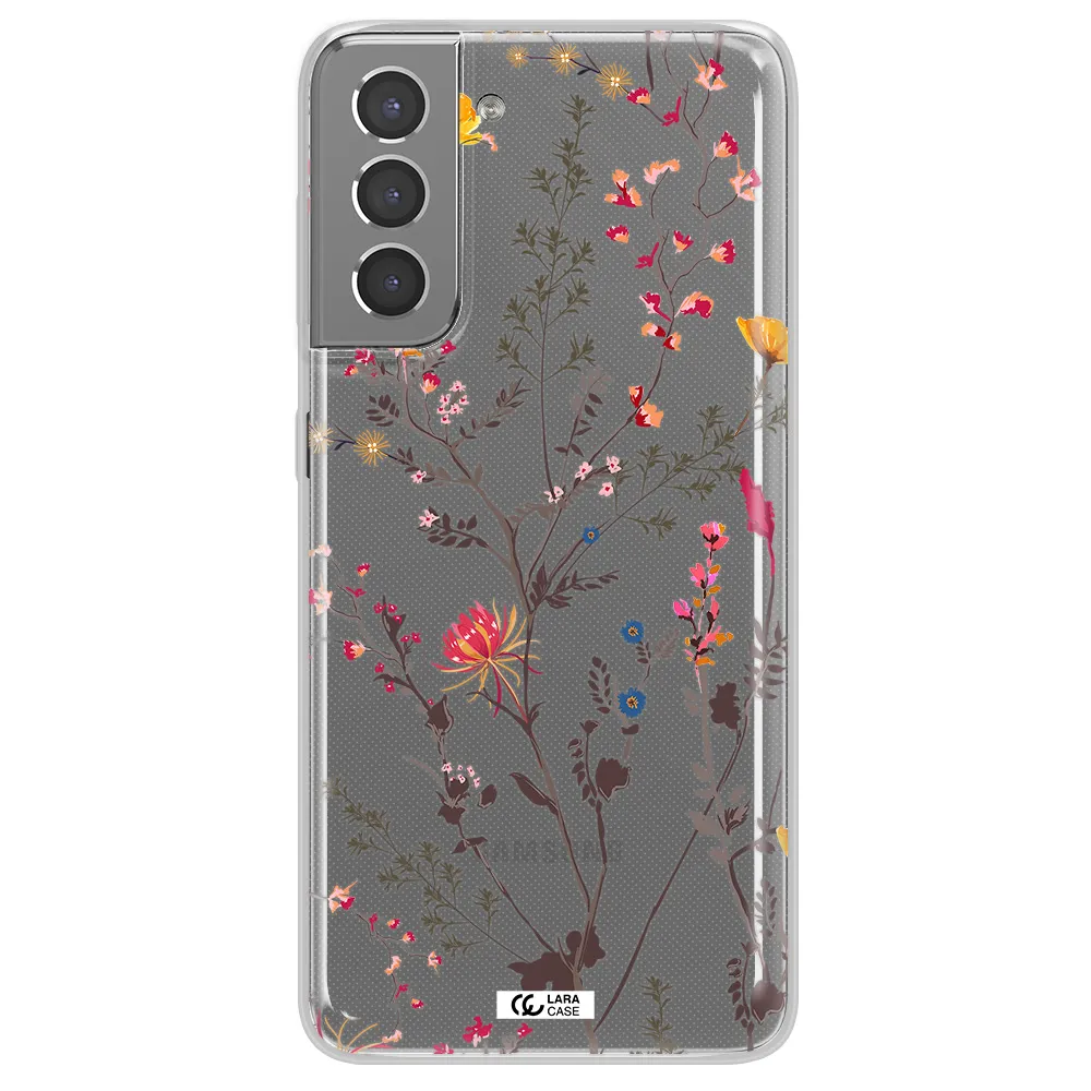 Miniature Flower Samsung S21 Clear TPU Case