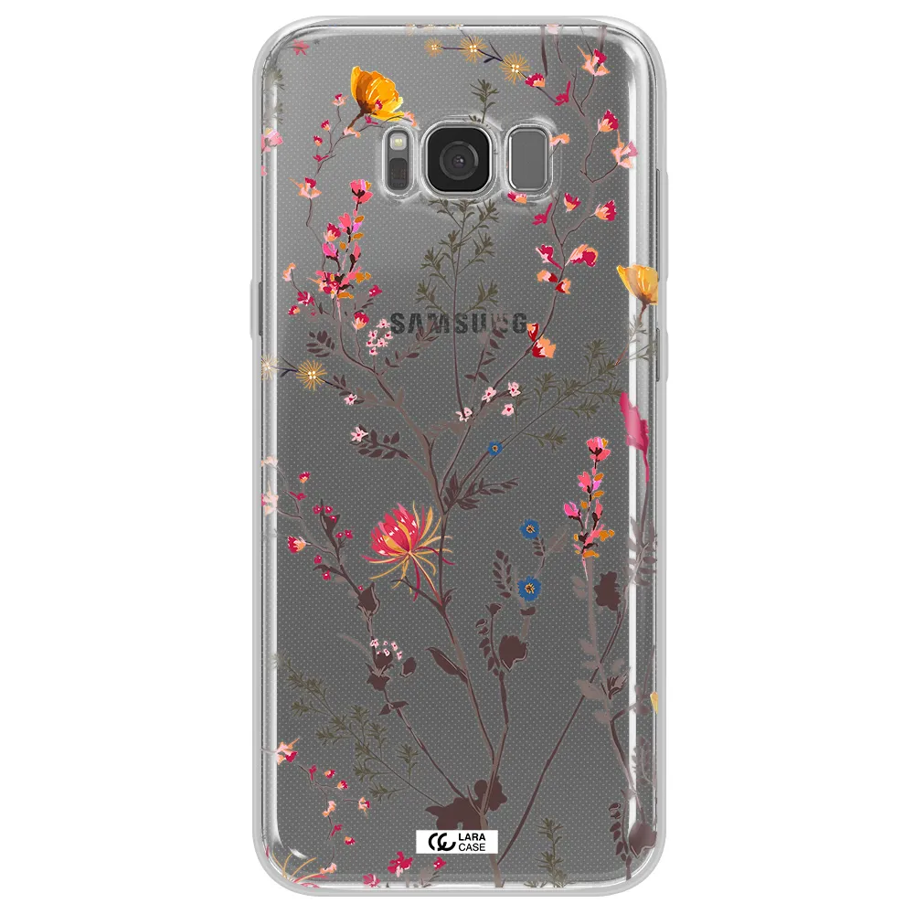 Miniature Flower Samsung S8 Clear TPU Case