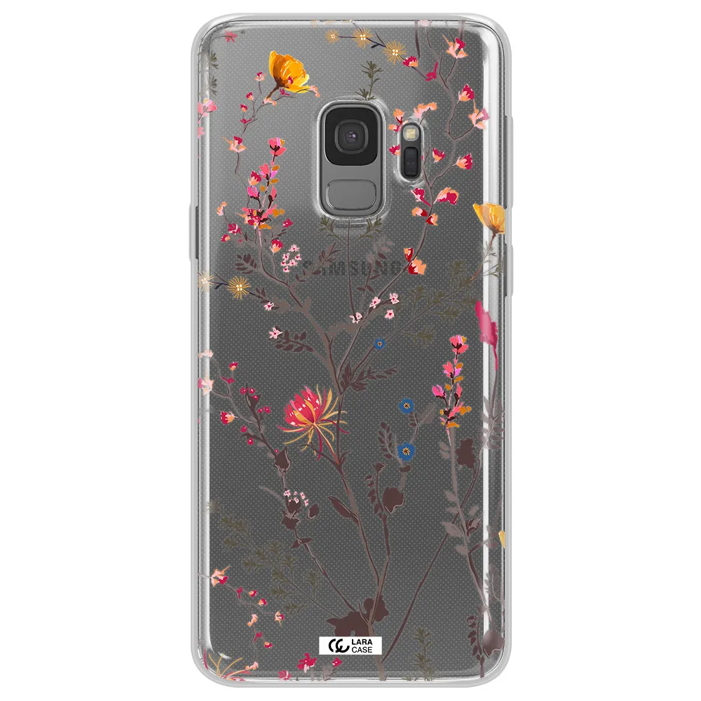Miniature Flower Samsung S9 Clear TPU Case