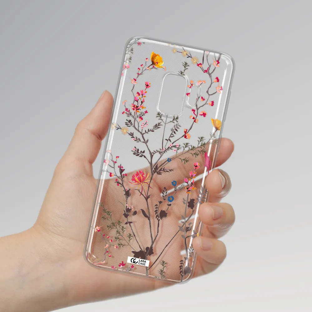 Miniature Flower Samsung S9 Clear TPU Case