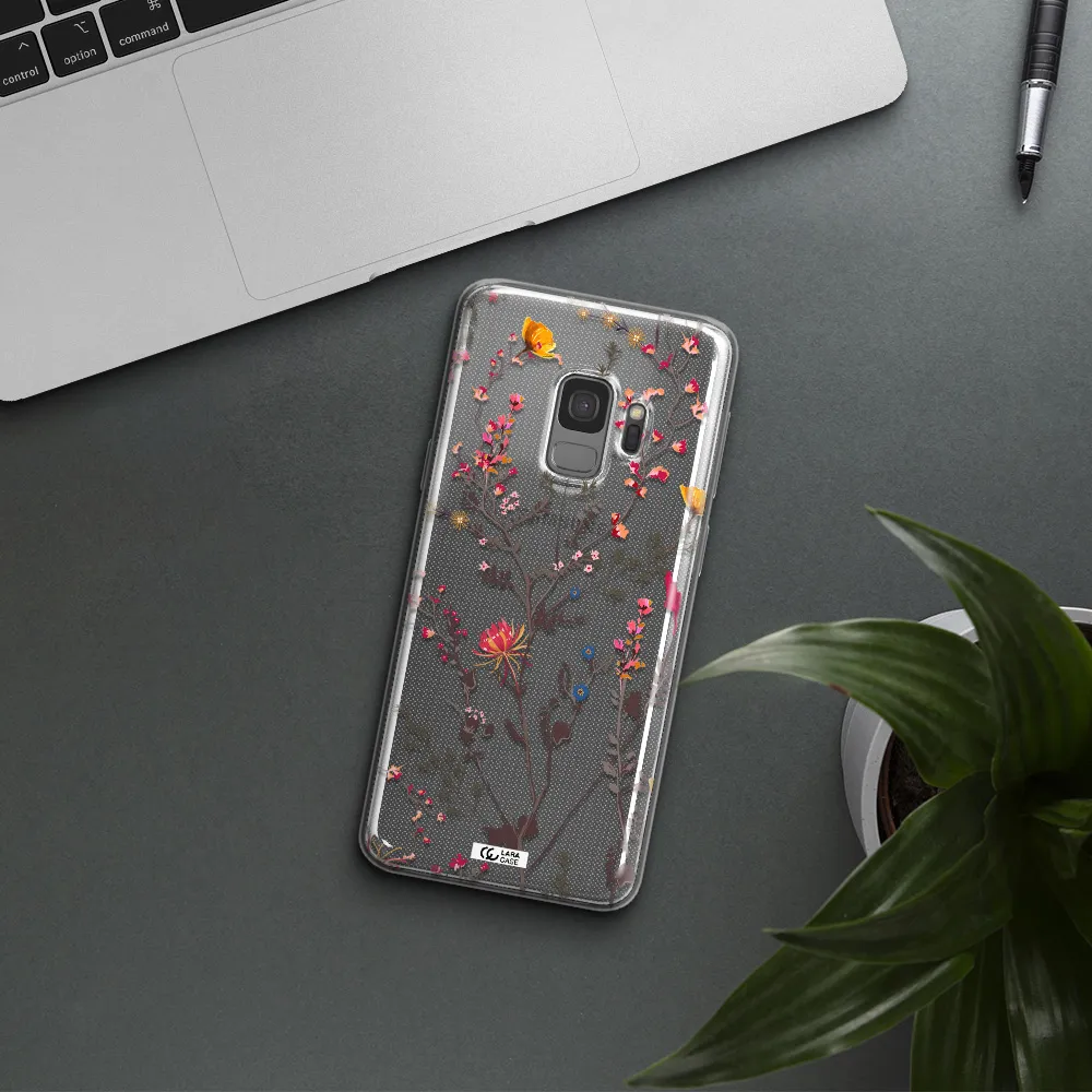 Miniature Flower Samsung S9 Clear TPU Case