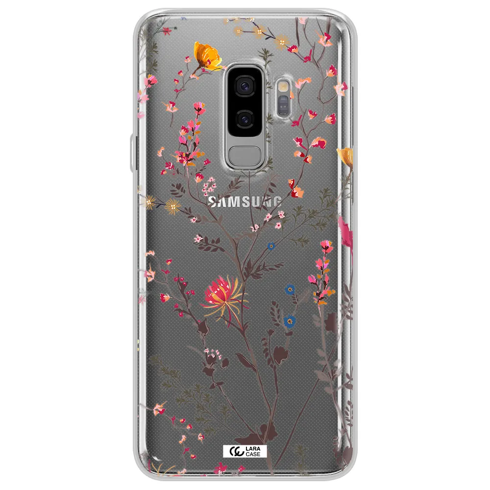 Miniature Flower Samsung S9 Plus Clear TPU Case