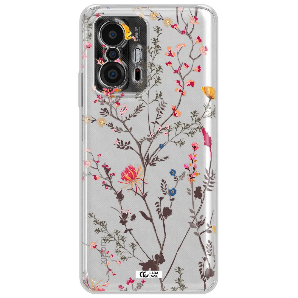 Miniature Flower Xiaomi 11T Clear Tpu Case
