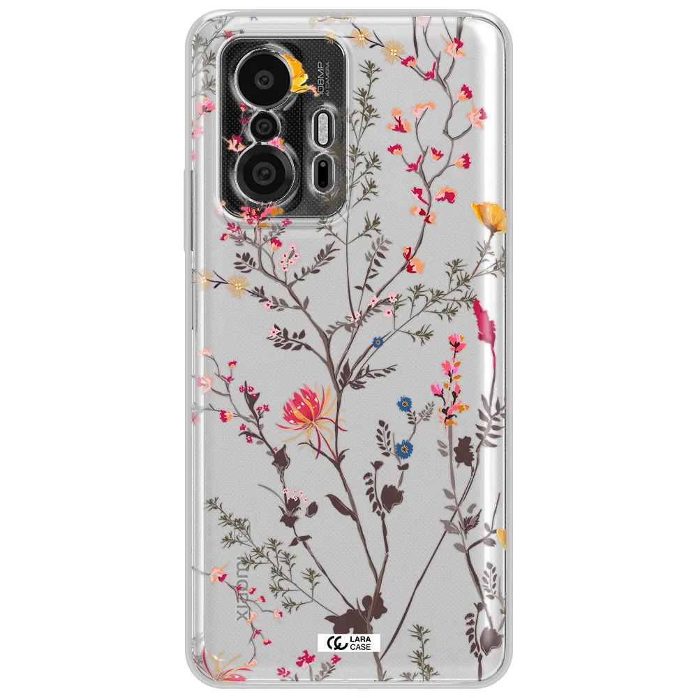 Miniature Flower Xiaomi 11T Pro Clear Tpu Case