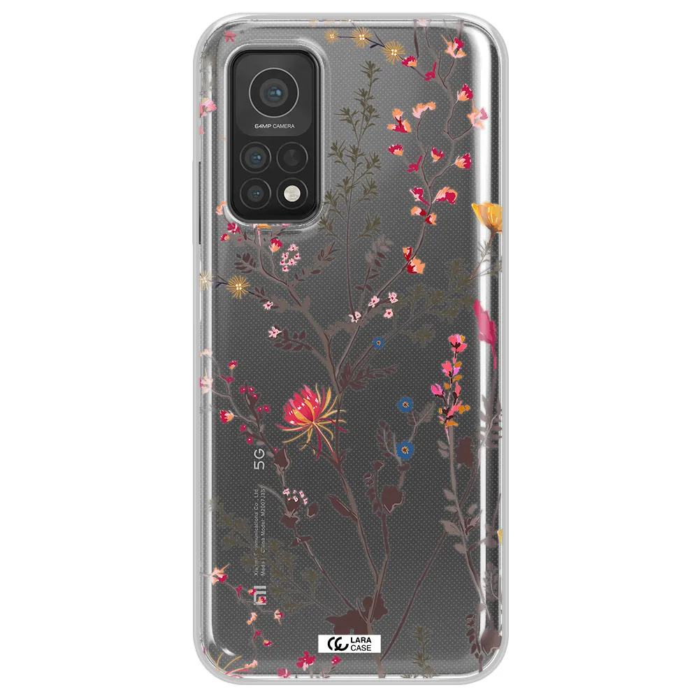 Miniature Flower Xiaomi Mi 10T Clear TPU Case