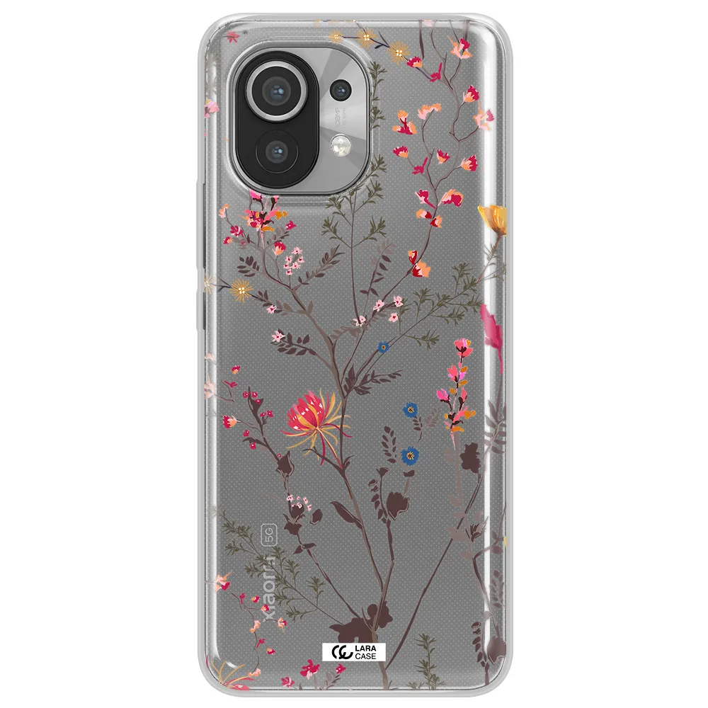 Miniature Flower Xiaomi Mi 11 Clear TPU Case