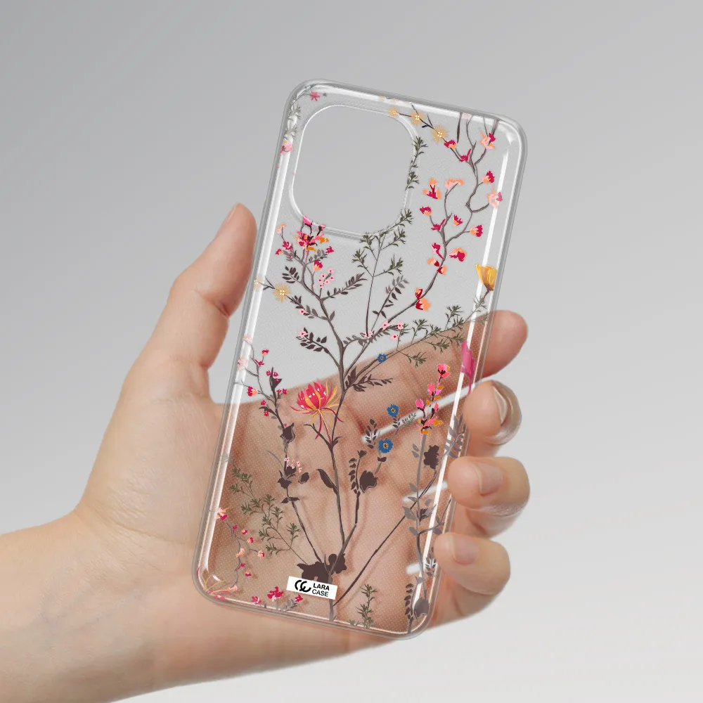 Miniature Flower Xiaomi Mi 11 Clear TPU Case