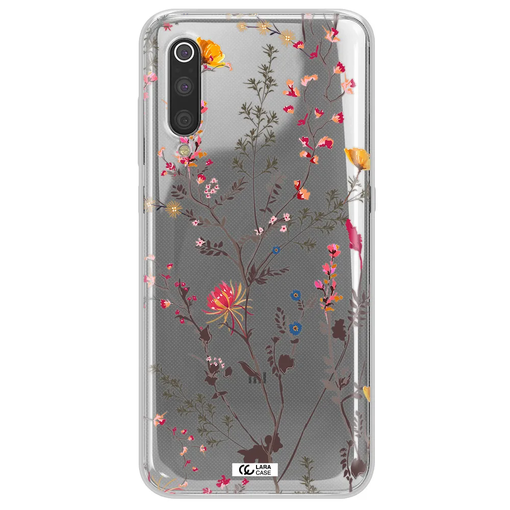 Miniature Flower Xiaomi Mi 9 Clear TPU Case