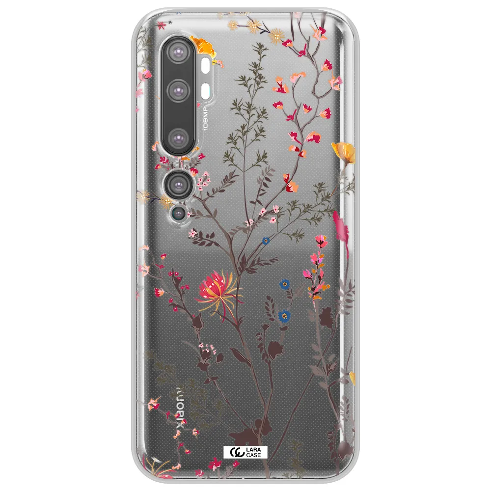 Miniature Flower Xiaomi Mi Note 10 Clear TPU Case