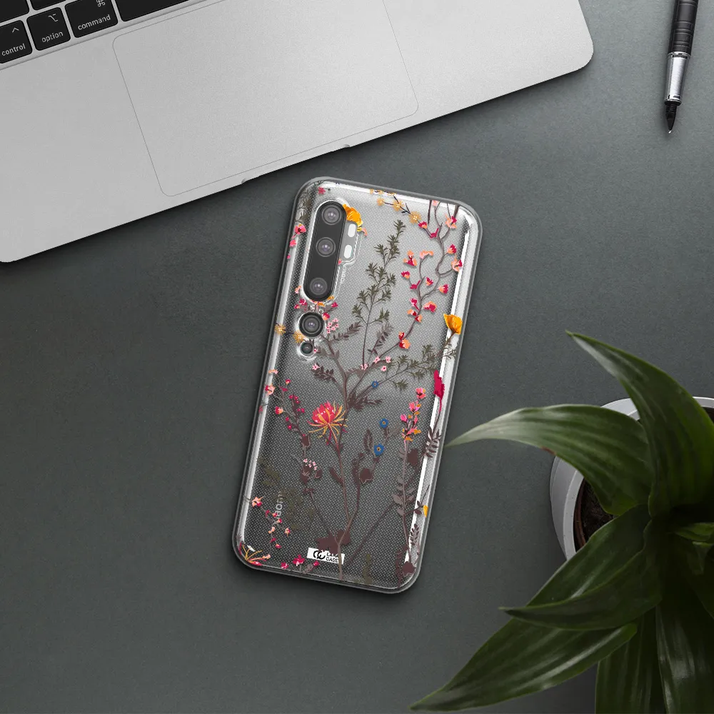 Miniature Flower Xiaomi Mi Note 10 Clear TPU Case