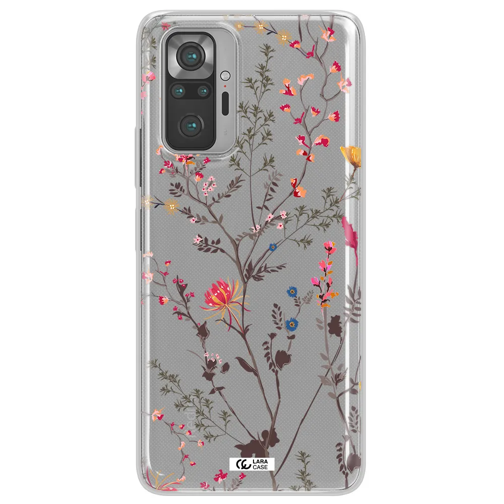 Miniature Flower Xiaomi Note 10 Pro Clear TPU Case