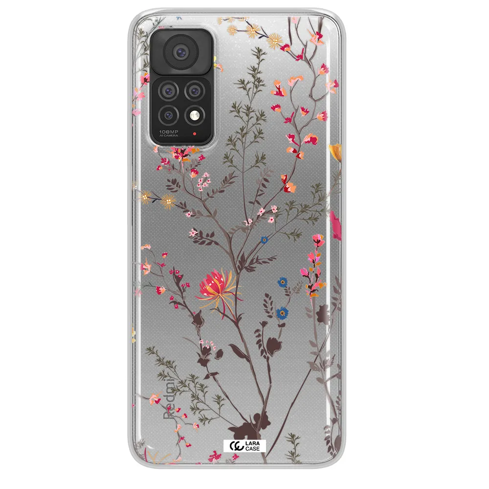Miniature Flower Xiaomi Note 11 Pro Clear TPU Case