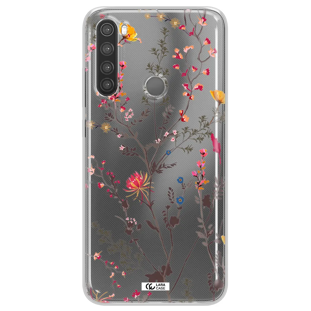 Miniature Flower Xiaomi Note 8 Clear TPU Case