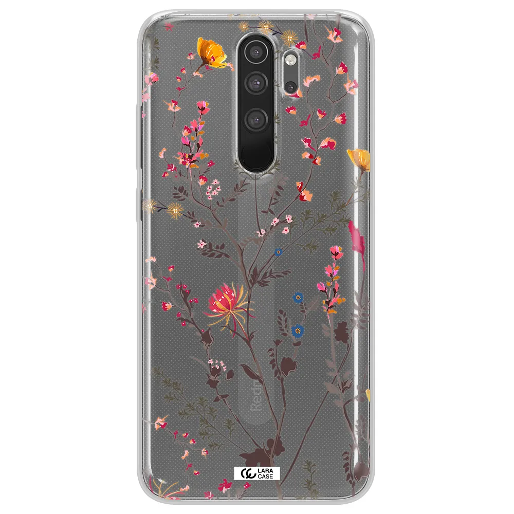 Miniature Flower Xiaomi Note 8 Pro Clear TPU Case