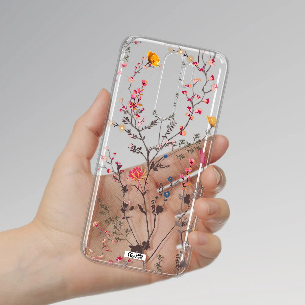 Miniature Flower Xiaomi Note 8 Pro Clear TPU Case