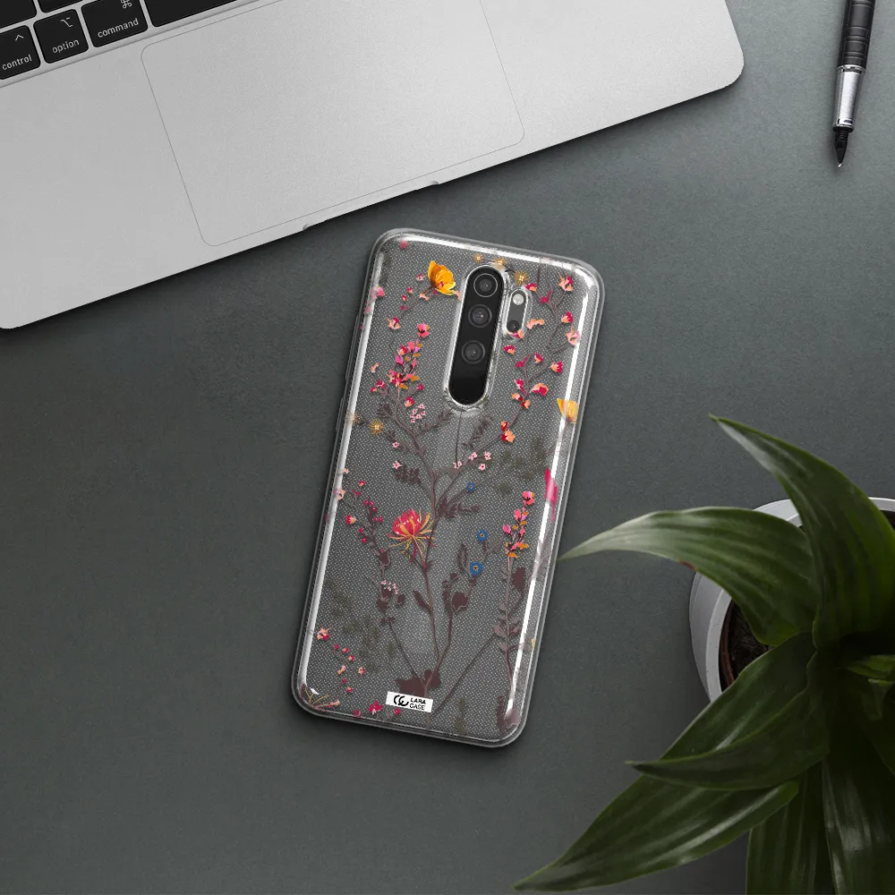 Miniature Flower Xiaomi Note 8 Pro Clear TPU Case