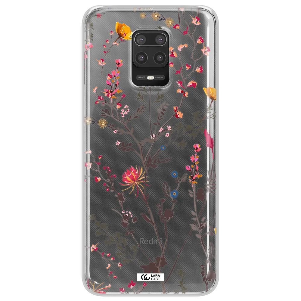 Miniature Flower Xiaomi Note 9S Clear TPU Case