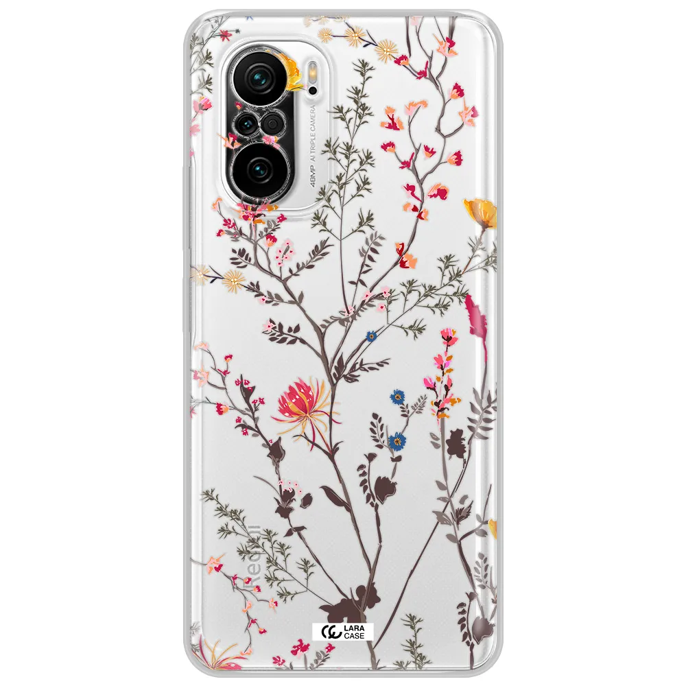 Miniature Flower Xiaomi Poco F3 Clear Tpu Case
