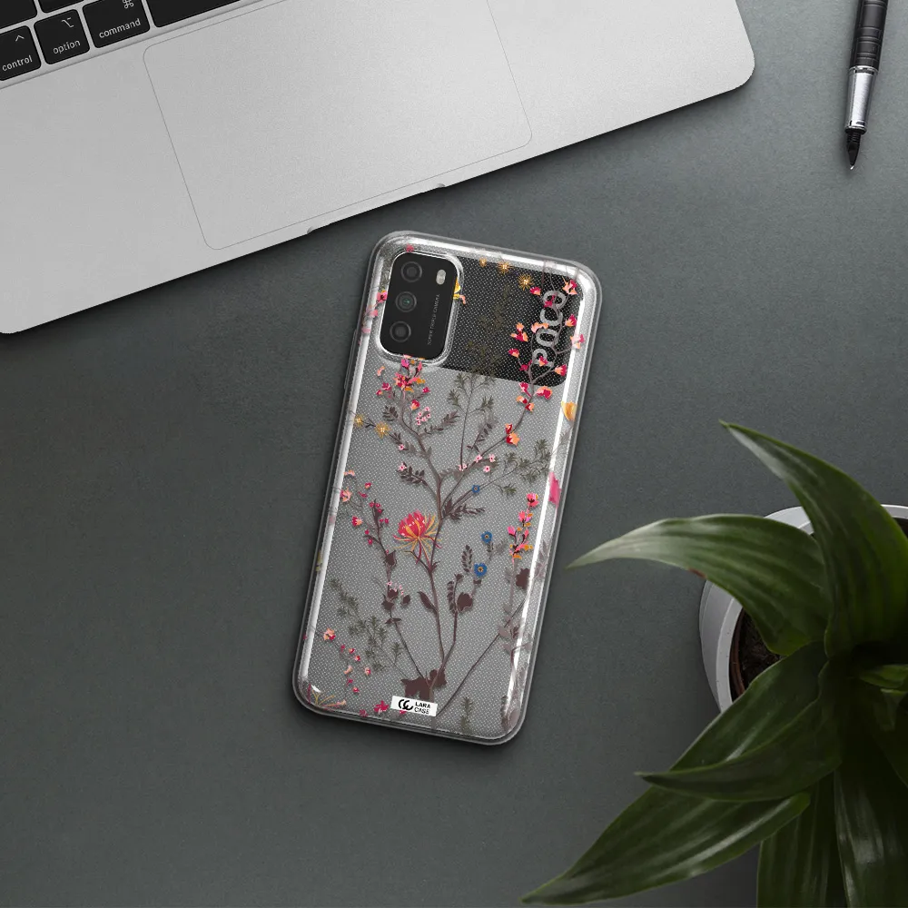 Miniature Flower Xiaomi Poco M3 Clear TPU Case