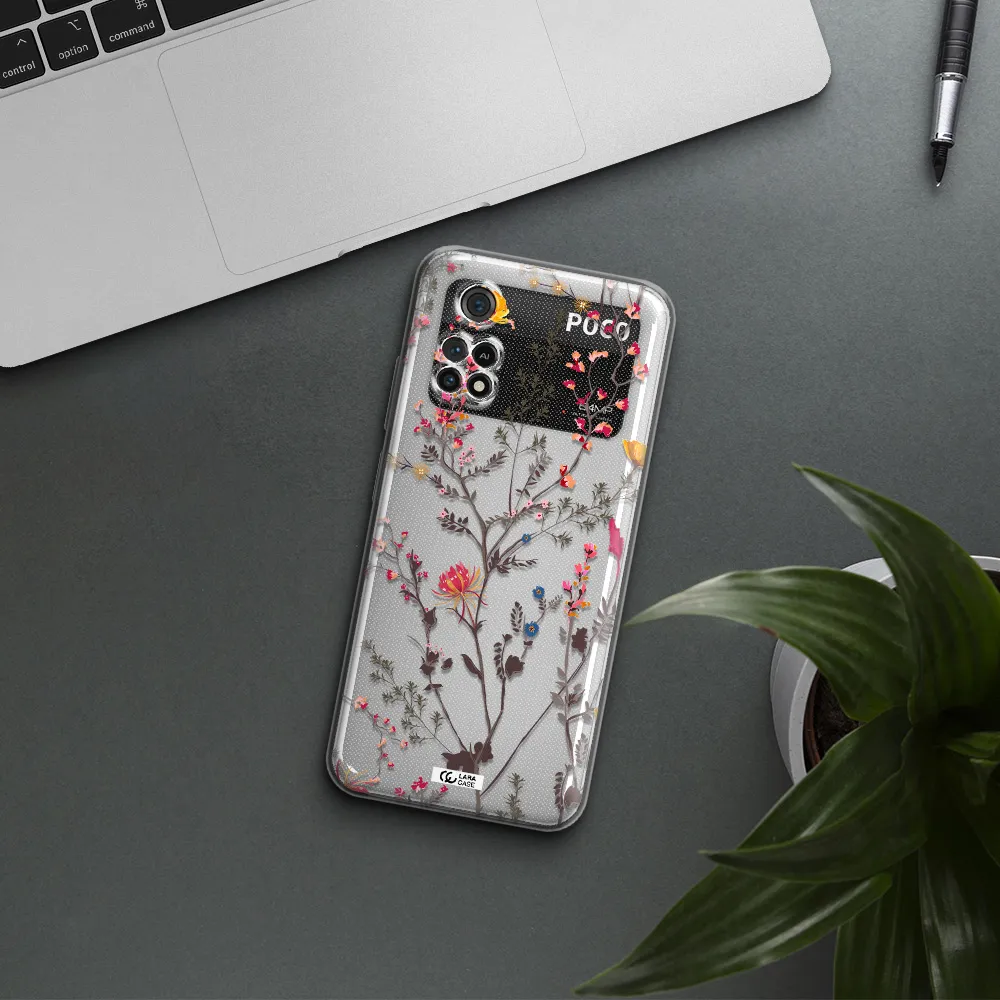 Miniature Flower Xiaomi Poco M4 Pro 4G Clear Tpu Case