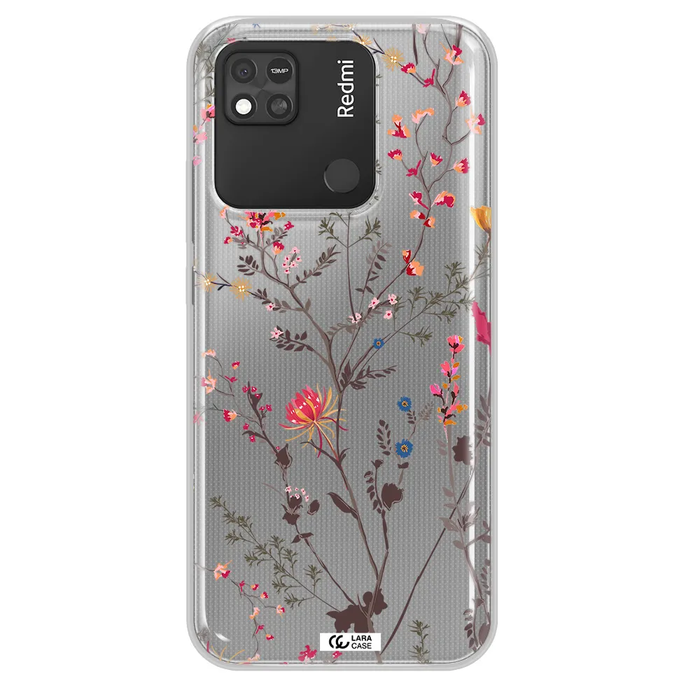 Miniature Flower Xiaomi Redmi 10A Clear TPU Case