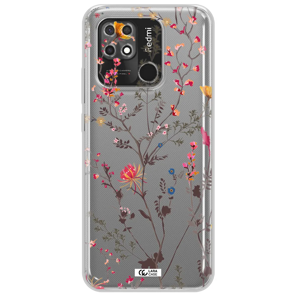 Miniature Flower Xiaomi Redmi 10C Clear TPU Case