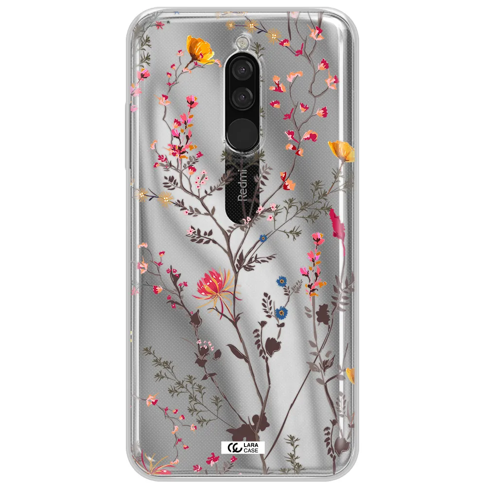 Miniature Flower Xiaomi Redmi 8 Clear Tpu Case
