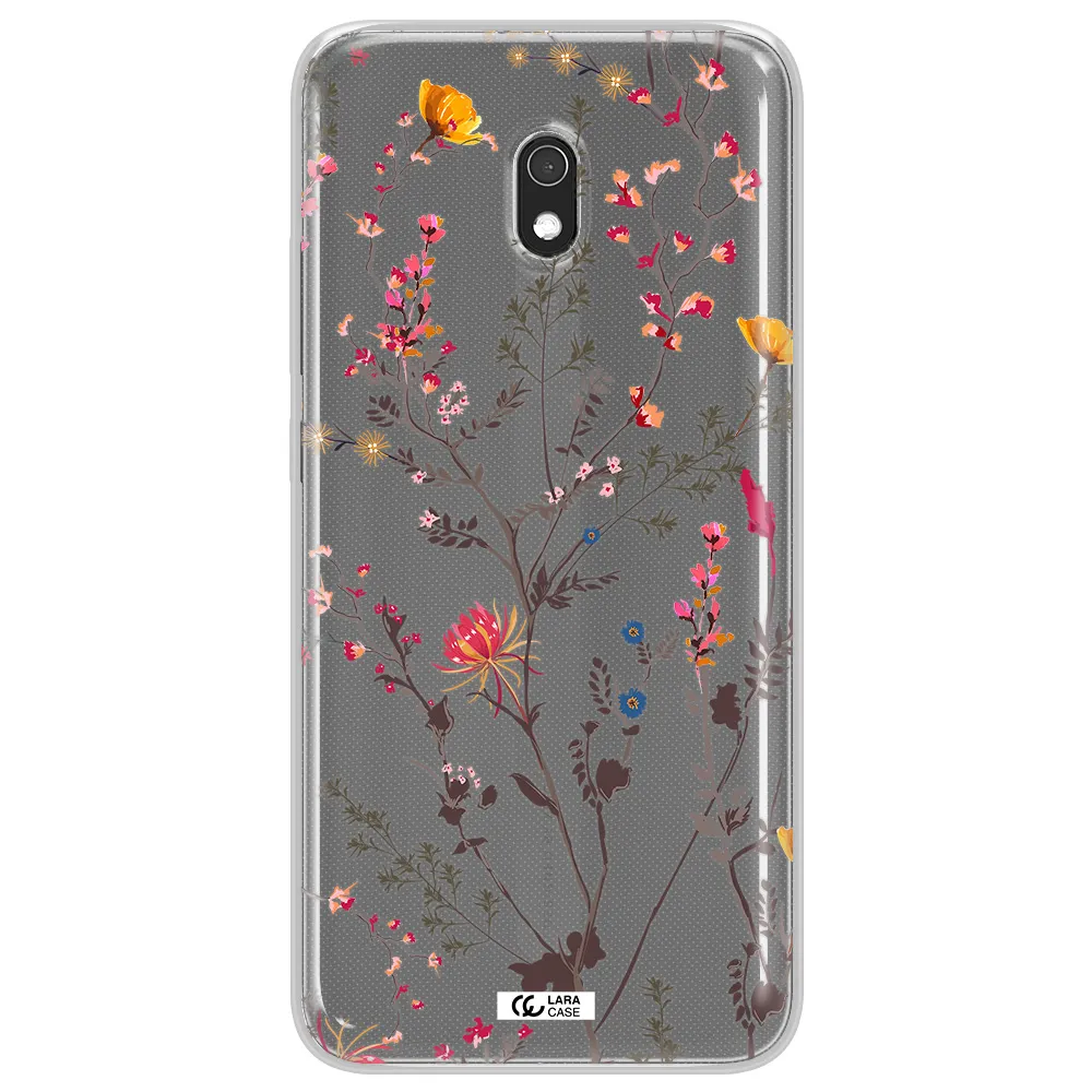 Miniature Flower Xiaomi Redmi 8A Clear TPU Case