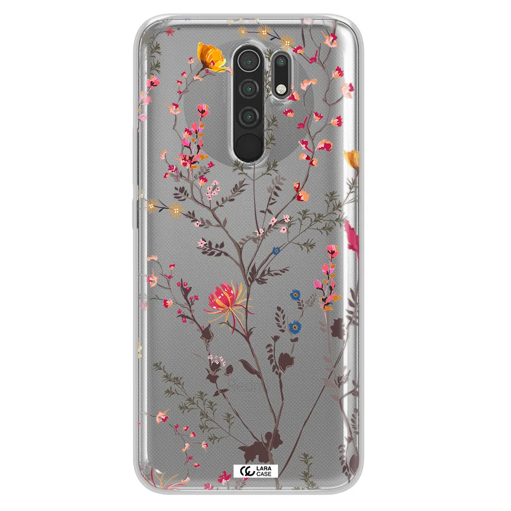 Miniature Flower Xiaomi Redmi 9 Clear TPU Case