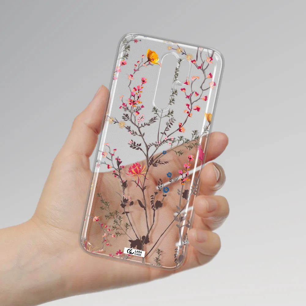 Miniature Flower Xiaomi Redmi 9 Clear TPU Case