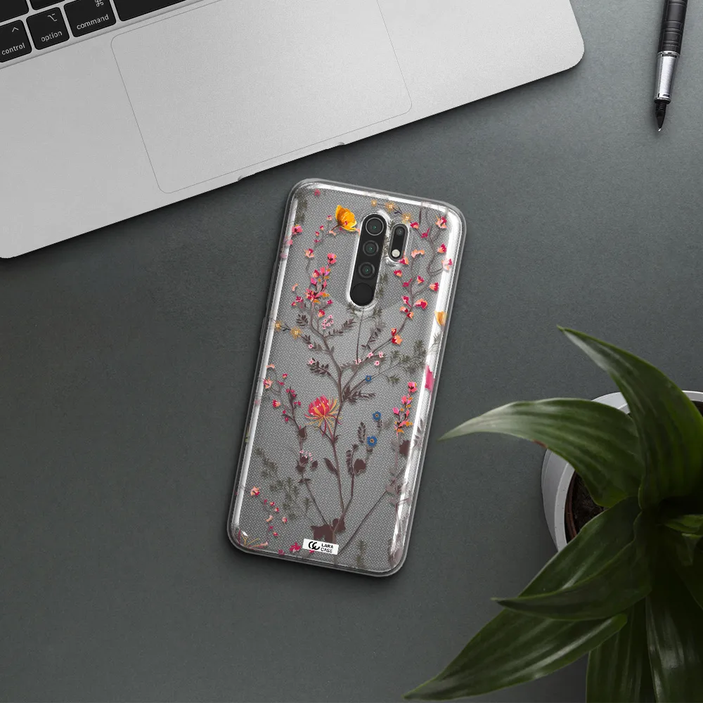 Miniature Flower Xiaomi Redmi 9 Clear TPU Case